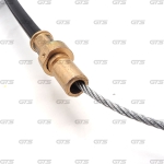 สายเบรคมือ ข้างซ้าย/ขวา ใส่ร่วมกัน 1 เส้น สีดำ สำหรับ Datsun/Nissan FAIRLADY 240Z 260Z ปี 1970-1978